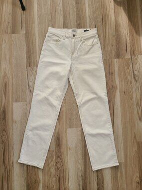 Faherty Straight Leg Women's Jean Cream size 27